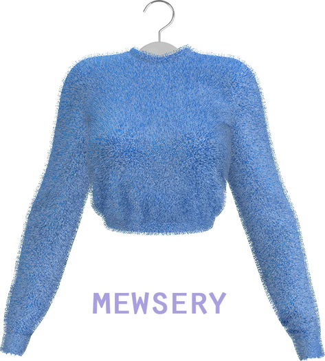 #Mewsery Fuzzi Top{Blue}