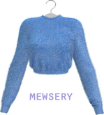 #Mewsery Fuzzi Top{Blue}