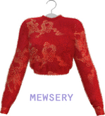#Mewsery Fuzzi Top{Dragon.Ruby}