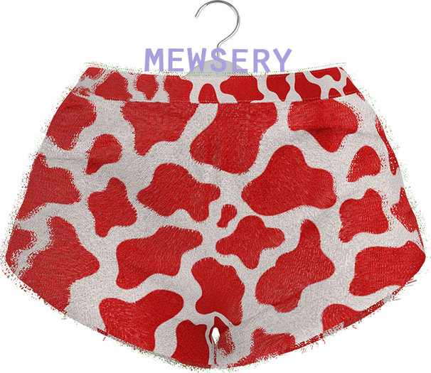 #Mewsery Fuzzi Shorts{CowRuby}
