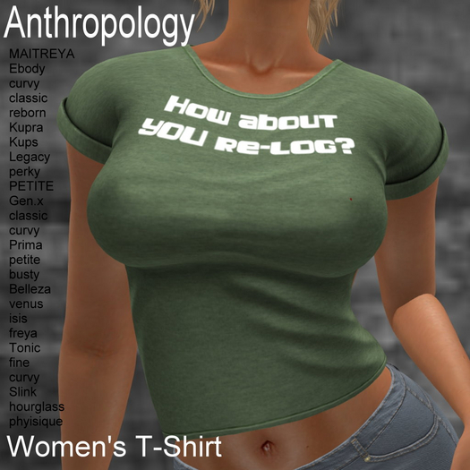 How about YOU relog  Women's T-Shirt (WTTA)