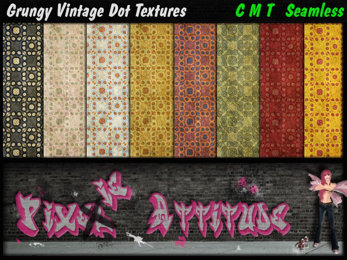 Grungy Vintage Dot Textures