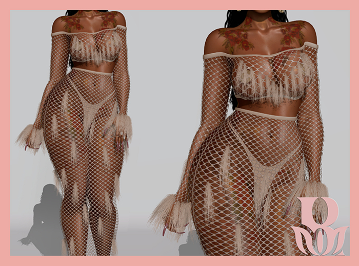 Rosary. Chrissy . Set Tan