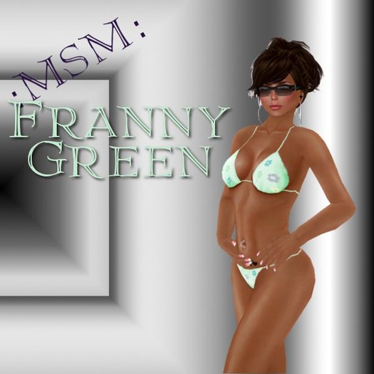 :MSM: Franny Bikini Green