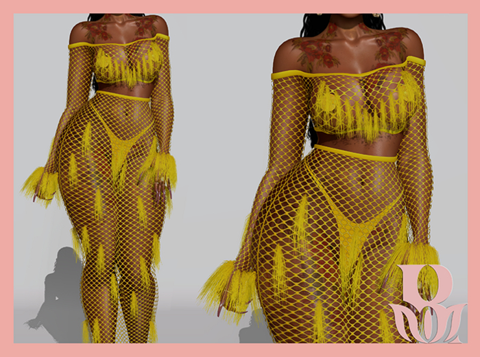 Rosary. Chrissy . Set Yellow
