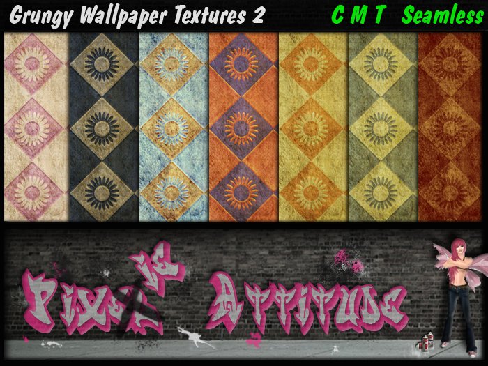 Grungy Vintage Wallpaper Textures 2