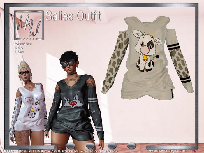 MW - Salies Outfit - Cow Beige (Add me)