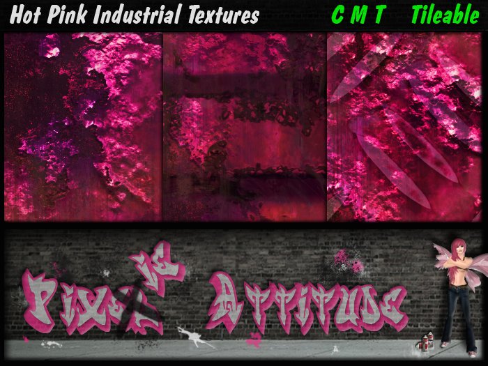 Hot Pink Industrial Textures