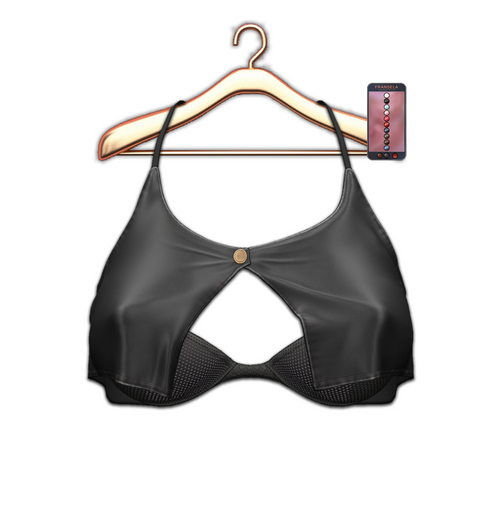 FRANSELA: "Shamira" Top Black