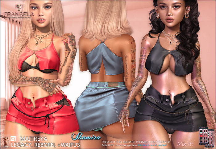 FRANSELA: "Shamira" Skirt FATPACK
