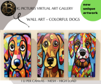 Big Pictures - colorful Dogs