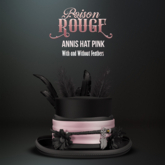 POISON ROUGE Annis Hat Pink