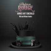 POISON ROUGE Annis Hat Emerald