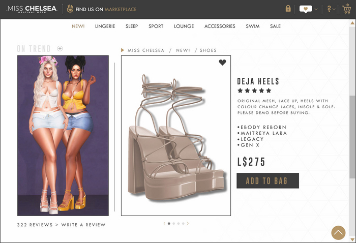 .miss chelsea. Deja Heels Mink