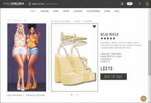 .miss chelsea. Deja Heels Lemon