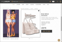 .miss chelsea. Deja Heels Creme