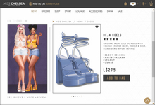 .miss chelsea. Deja Heels Blue