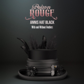 POISON ROUGE Annis Hat Black