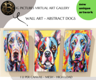 Big Pictures - abstract dogs