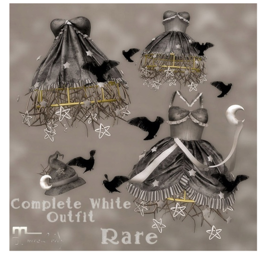 * Samantha * White Complete Outfit RARE