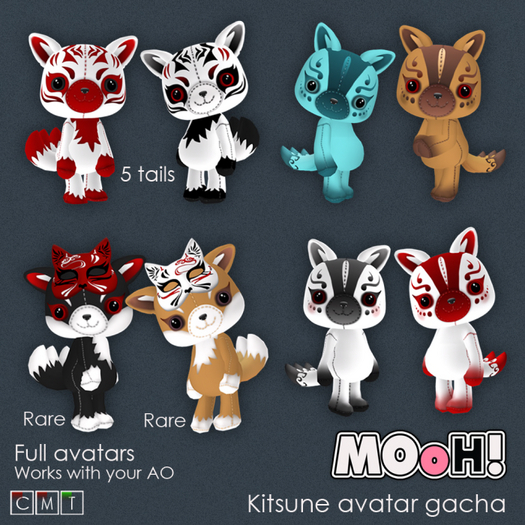 MOoH! Kitsune brown 3 tails