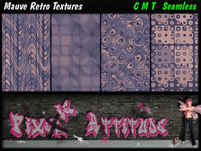 Mauve Retro Textures