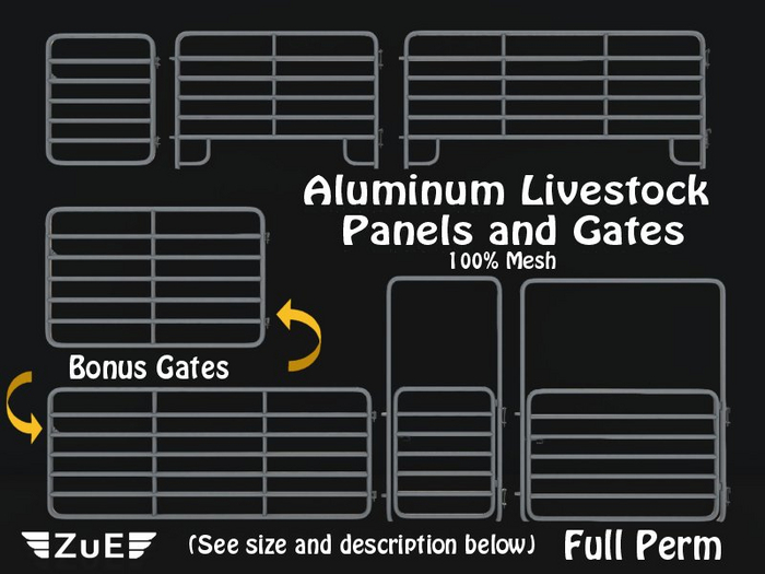 ::ZuE:: Livestock Panels and Gates - Full Perm