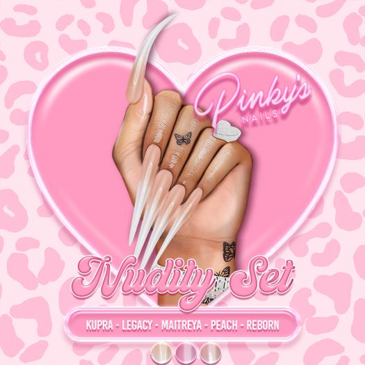 !! Pinky's Nails !! Nudity Set ' Stiletto