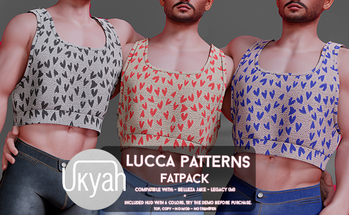 ~UKYAH~ Lucca Top Patterns - DEMO (Unpack)
