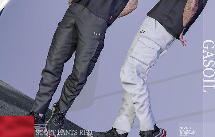 [GL - inc.] - Scott Pants RED