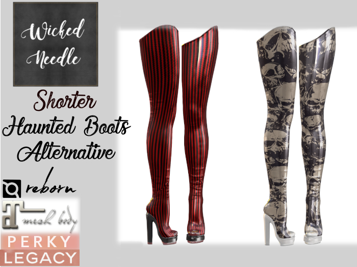 ~W-N~ Shorter Haunted Boots Alternative