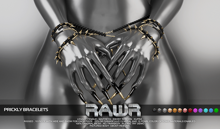 RAWR! Prickly Bracelets (add me)