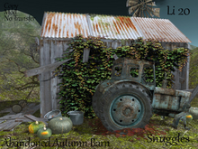 Abandoned Autumn Barn By Snuggles