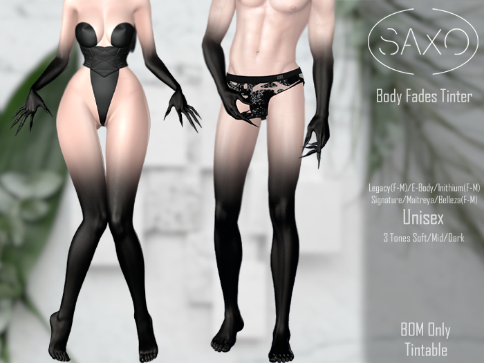 SAXO - Body Fades Tinter Unisex (Tintable)