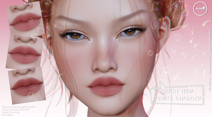Mimmi Collection #Sour Genus Lipstick_RED