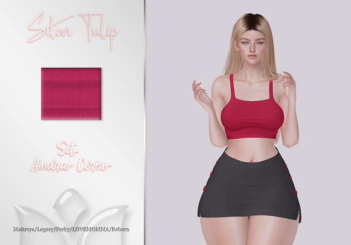 Silver Tulip-Ainara Set Cerise