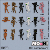 18. MOoH! Pink cat companion (Stand) RARE