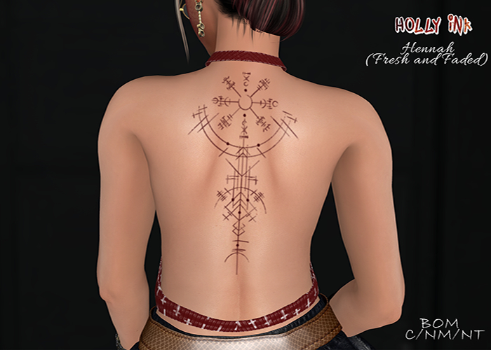 Holly Ink - BOM Viking Compass Henna 