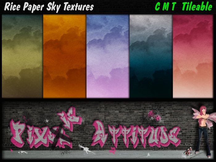 Rice Paper Sky Textures