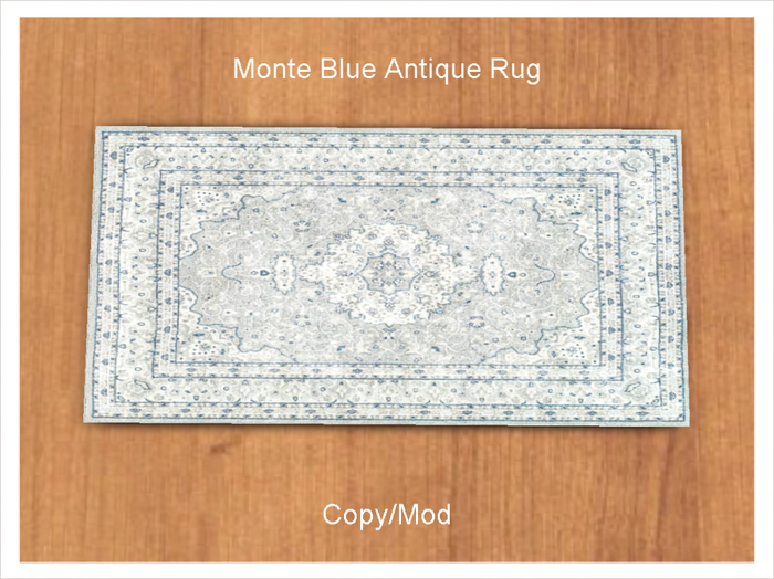 *CC* Monte Blue Antique Rug 