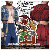 Cubura Manlolete Set BLACK // Kario Flex