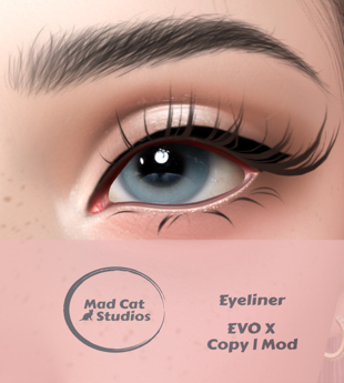 Second Life Marketplace - Mad Cat Studios | Eyeliner Pack | Evo X