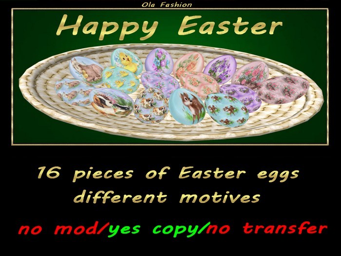 wicker baskets + 16 egg (K)