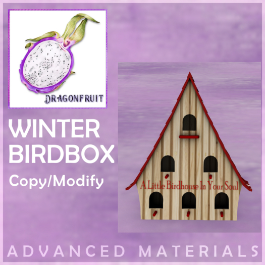 DRAGONFRUIT -  WINTER BIRDBOX