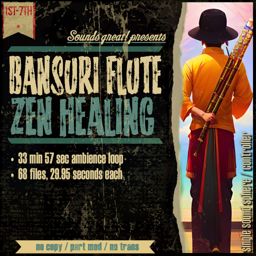 Sounds Great! Single Controller - Bansuri Flute - Zen Healing