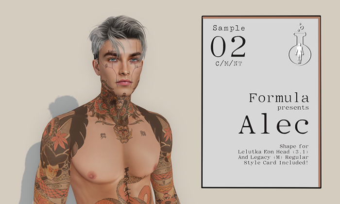 Formula: Sample_02 - "Alec" for Lelutka Eon