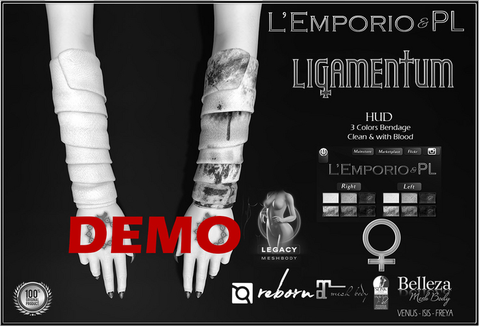D*E*M*O  L'Emporio&PL::*Ligamentum*::Woman Arm Bandage-