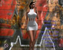 Originality styling Cindy dress leather withe