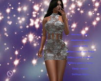Originality styling Cindy dress chantilly withe