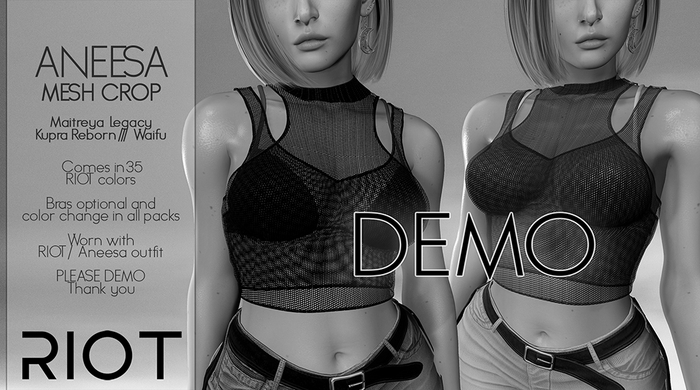 RIOT / Aneesa Crop - Demo